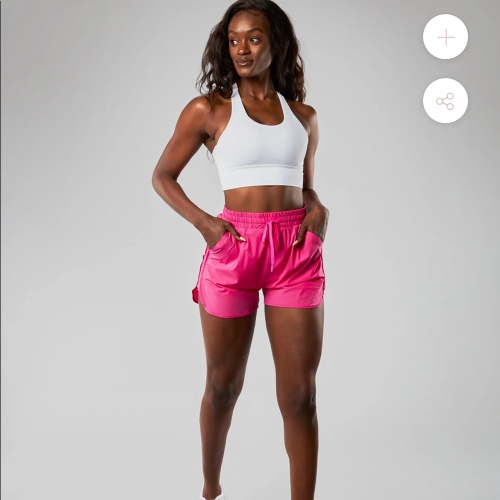 Buffbunny flo shorts in Miami Vice pink